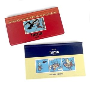 Vintage "Adventures of Tintin" Pocket Calendar Books - 1997, 1998